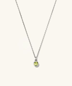 Sia Birthstone Pendant Necklace