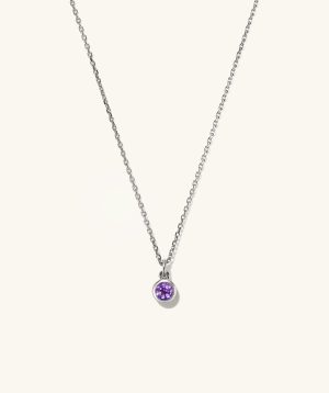 Sia Birthstone Pendant Necklace