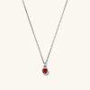 Sia Birthstone Pendant Necklace
