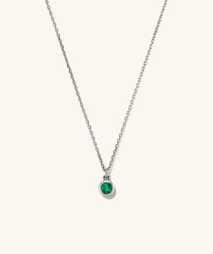 Sia Birthstone Pendant Necklace