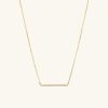 Linear Diamond Necklace