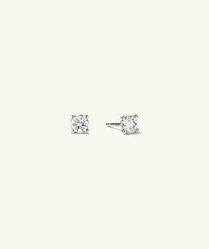 Lab Grown Diamond Round Studs 0.5 TCW