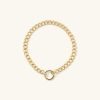 Curb Chain Charm Bracelet