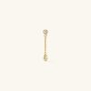 Celeste Lab Grown Diamond Chain Stud