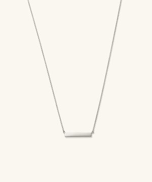 Engravable Bar Necklace