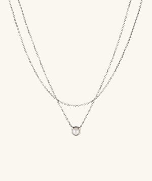 Layered Pearl Necklace