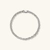 Trace Rectangle Chain Bracelet