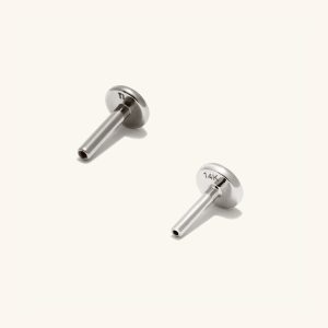 Piercing Studio - Diamond Curve Bar Flat Back Stud